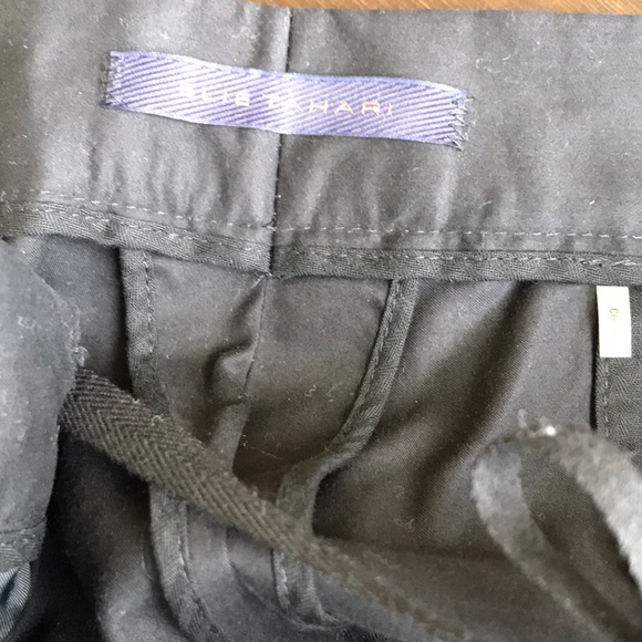 ELIE TAHARI MENS DRAW STRING DRESS PANTS WITH SLASH POCKETS AND NO BELT LOOPS XL - Picture 3 of 7